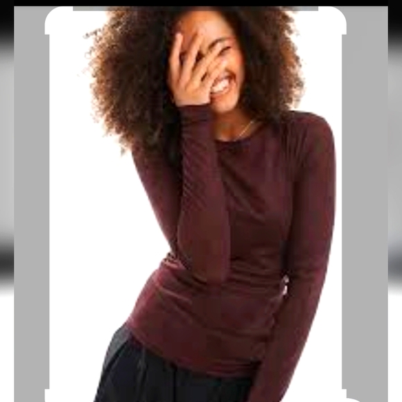 lululemon athletica Tops - lululemon athletica Brown Crewneck Sweater